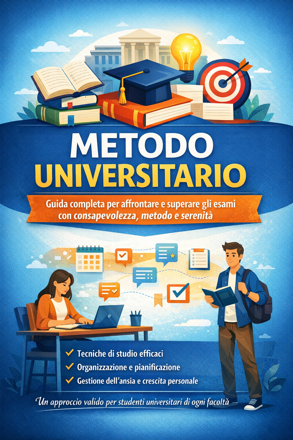 Il Metodo Universitario che ti aiuta a studiare meglio, ridurre l’ansia e superare gli esami con più sicurezza