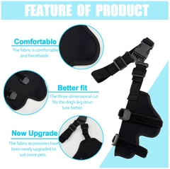Rodillera Ajustable para Perros – Soporte Articular y Férula de Recuperación de Lesiones