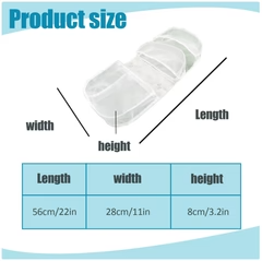 Organizador de Malla para Baño – Cesta Colgante de Doble Capa con Ventosas