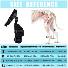 Rodillera Ajustable para Perros – Soporte Articular y Férula de Recuperación de Lesiones