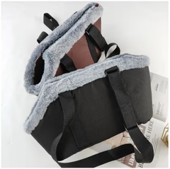 Bolsa de Transporte para Mascotas con Forro de Felpa