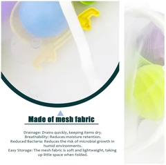 Bolsa de Almacenamiento de Malla para Baño Infantil