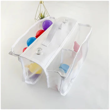 Organizador de Malla para Baño – Cesta Colgante de Doble Capa con Ventosas