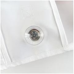 Organizador de Malla para Baño – Cesta Colgante de Doble Capa con Ventosas