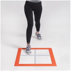 2 en 1 Grid de Agilidad & Obstáculo – Mejora tu Velocidad y Coordinación